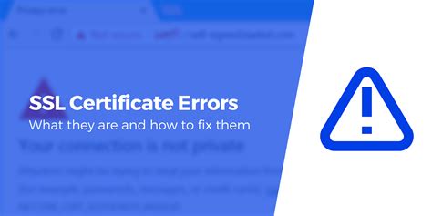 Heres what you can do to fix them Use online tools like SSL Server Test. . Encountered an ssl error most likely a certificate verification issue